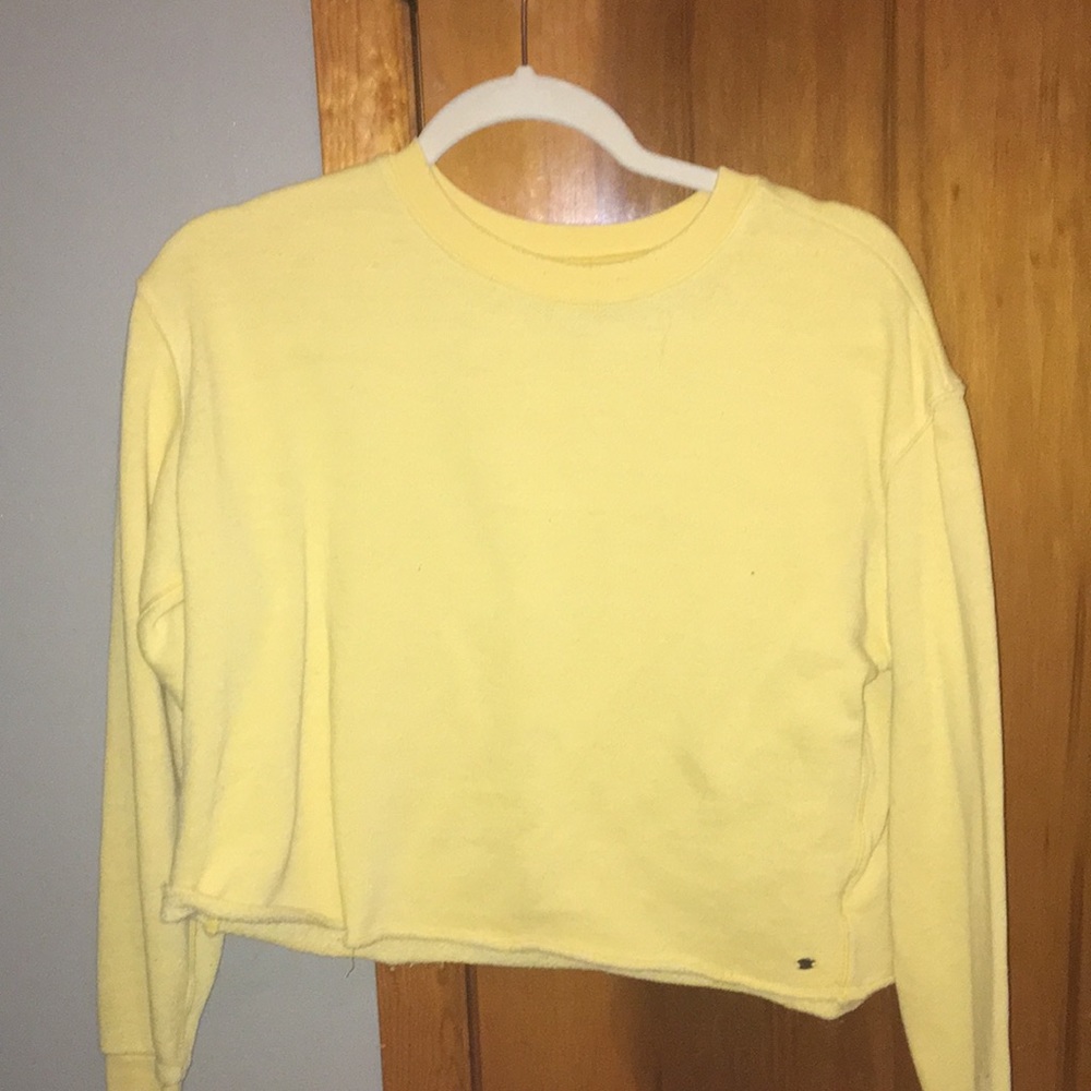 Cropped sweat shirt